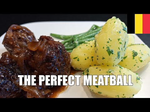 Sweet and Sour Belgian meatballs - Boulet Liégeois Recipe