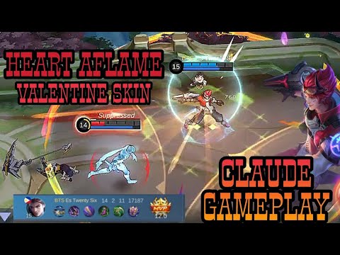 MONSTER GOLD LANE CLAUDE GAMEPLAY! CLAUDE BEST BUILD 2023 | MOBILE LEGENDS!