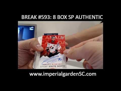 *BOOM* Case Break #593:  16-17 SP AUTHENTIC 8 BOX NHL HOCKEY CASE BREAK