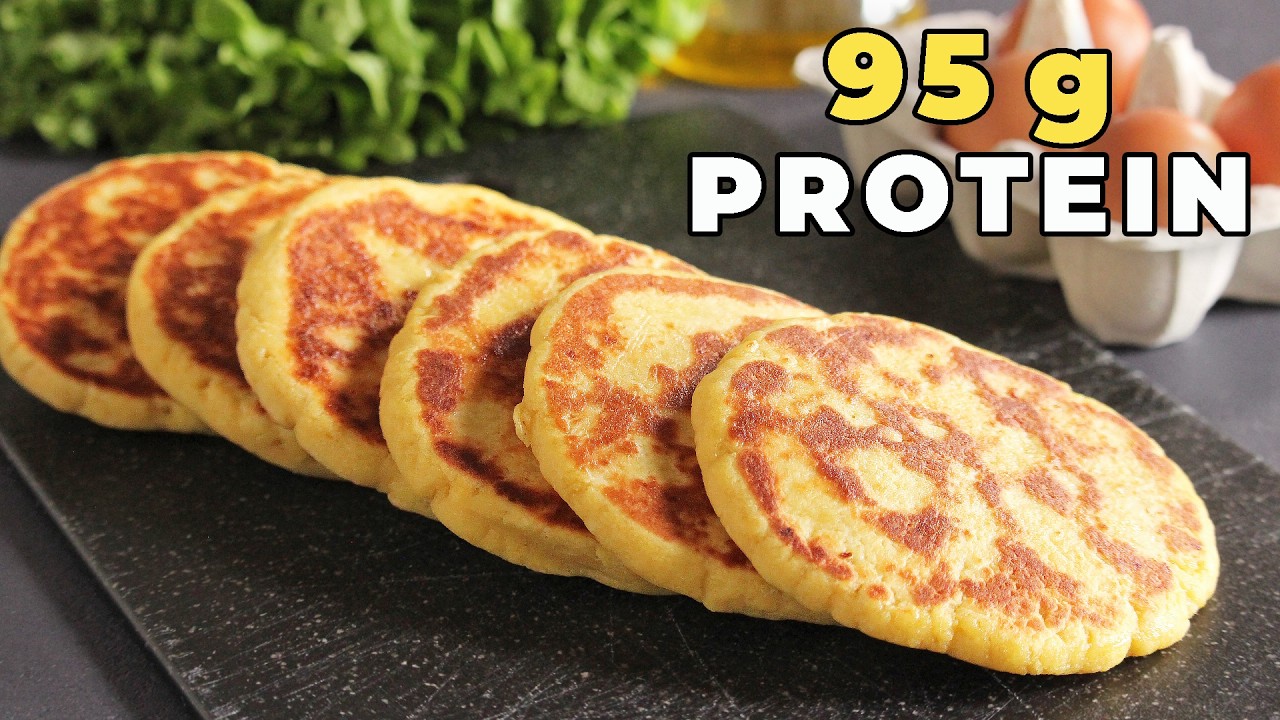 Instant Cottage Cheese Flatbread | 95g Protein & NO Flour | How Tasty Channel