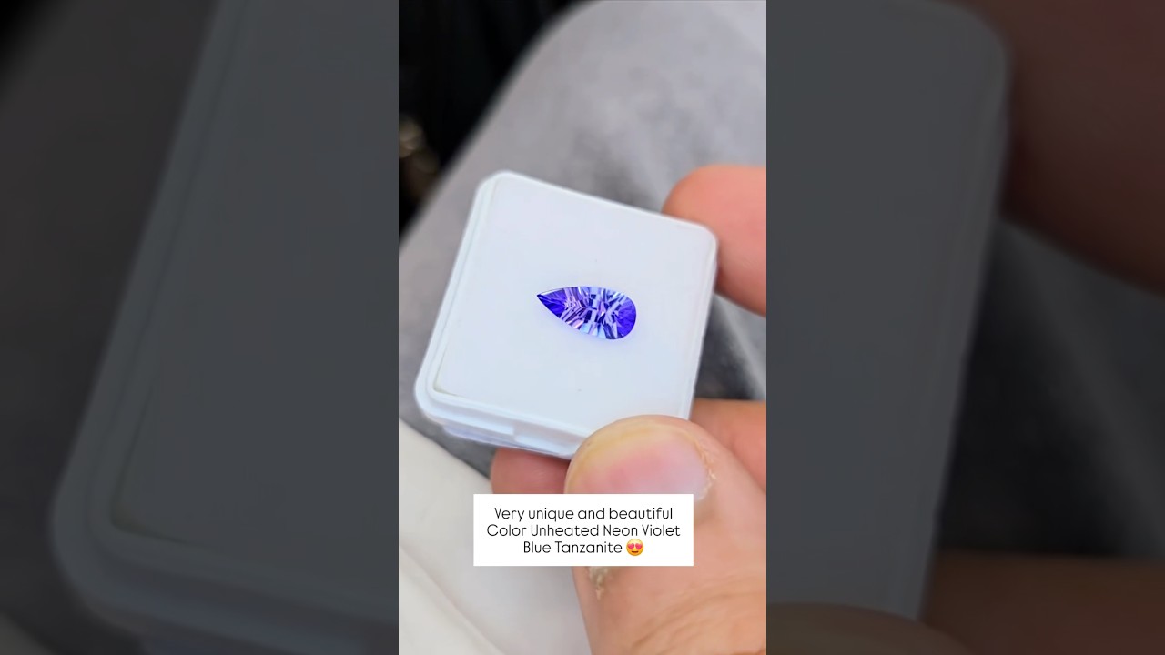 Checkout this Insane Neon Purple color super rare Natural UnheatedTanzanite in Dm For Information