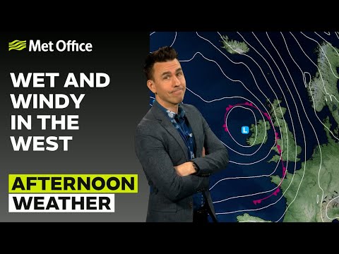 20/01/2026 - Rain tracking eastwards - Afternoon Weather Forecast UK – Met Office Weather