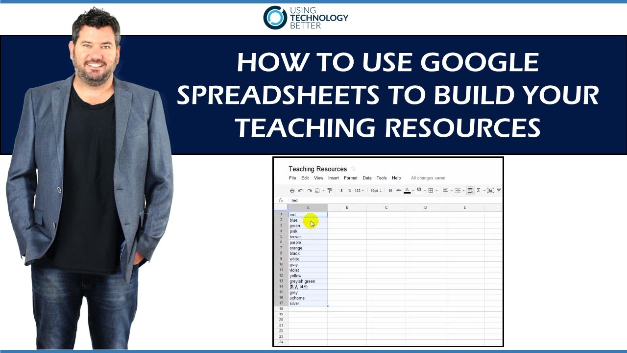 How to use Google Spreadsheets to build your teaching resources