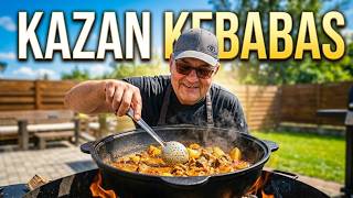 Tikras KAZAN KEBABAS: Mėsa tiesiog tirpsta burnoje! 🪵🔥