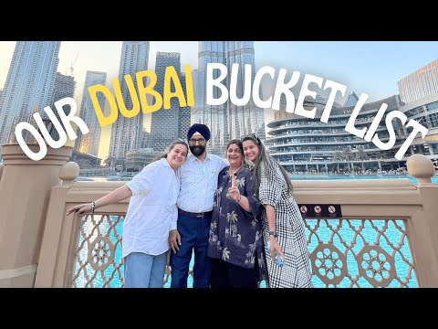 Living Our DUBAI Dream | Day 1 & 2 (Burj Khalifa, Dubai Mall, Gurudwara, Temple, Global Village) ✨