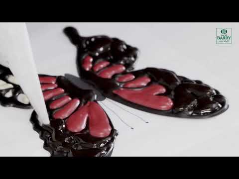 Réalisation d’émaux en chocolat Cacao Barry