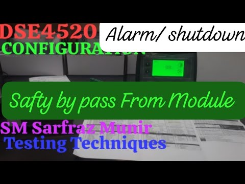 Dse 4520Module From Remove ( Alarms/ Shut down/ Errors / Safety Bypass )  Must Watch Completely