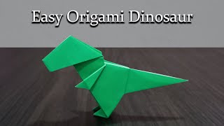 Easy Origami Dinosaur: Fun and Simple Tutorial for Kids