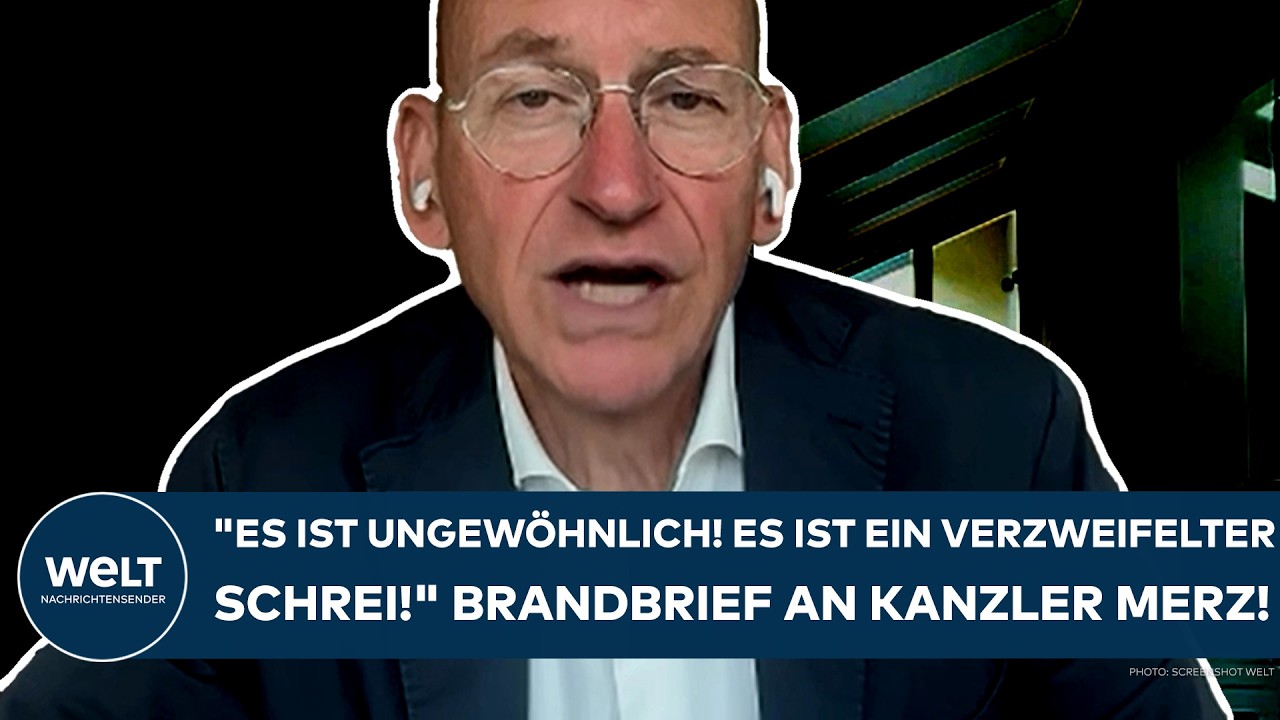 DEUTSCHLAND: "Es ist ungewöhnlich! Es ist ein verzweifelter Schrei!" Brandbrief an Kanzler Merz!