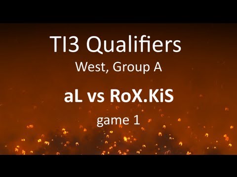 TI3 Qualifiers West: aL vs RoX.KiS, game 1