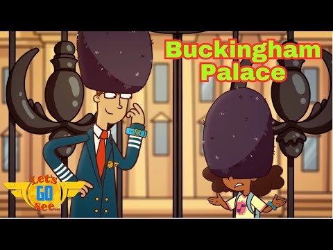 Explore London 🇬🇧 Pilot Ollie and Malyk are guarding 💂🏻‍♀️ Buckingham Palace | Let's Go See… - Kingdom Kids Zone, Little Learners - Let's Go See