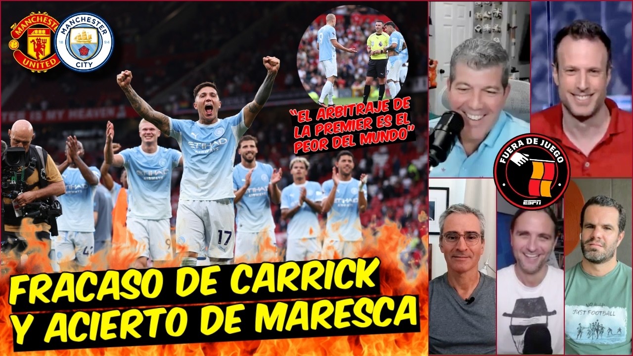 MANCHESTER UNITED fue DESASTROSO en su CASA en el DERBI ante el MANCHESTER CITY | Fuera De Juego