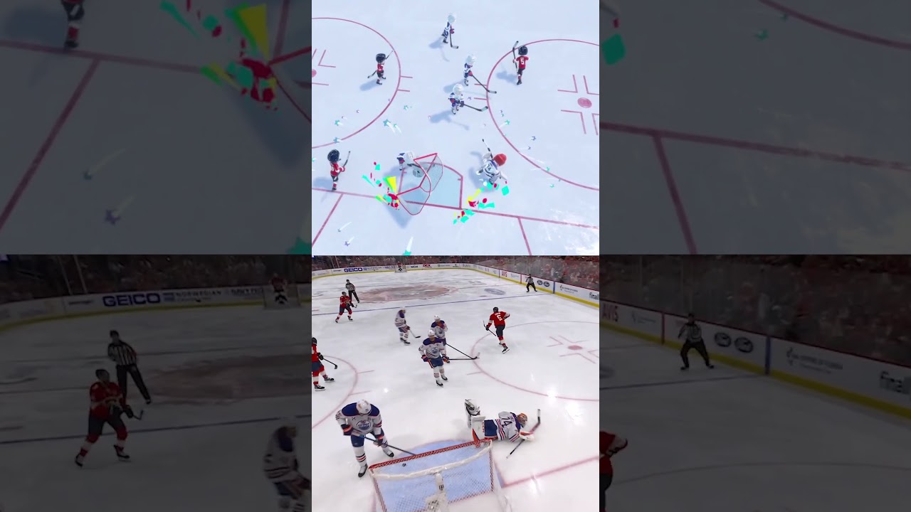 Oh what a PASS! 🤩 #hockeyverse
