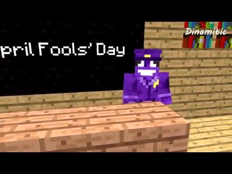FNAF Monster School: April Fool's Day - Minecraft Animation