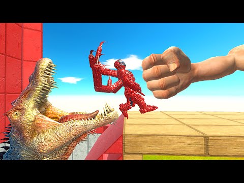 Epic Punch & Spino Head Hole | ARBS Animal Revolt Battle Simulator