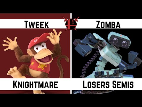 Knightmare at the Roundtable - Tweek (Diddy Kong) vs Zomba (ROB) - Losers Semis