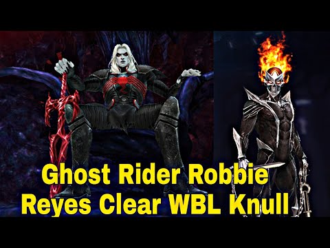 Ghost Rider robbie reyes Uniform Review And WBL Knull Clear Guide - Marvel Future Fight