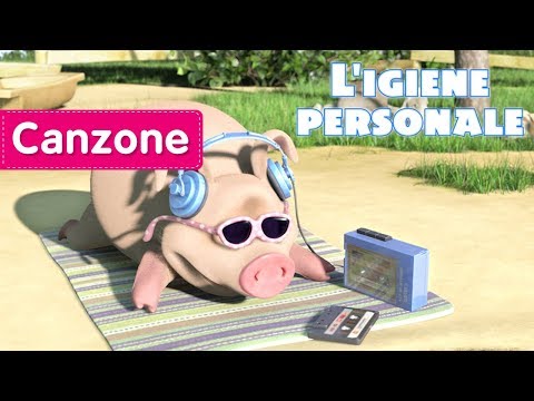 🎵 Masha e Orso - 💦 L'igiene personale 🎵 (Giorno Di Bucato) - Canzoni per bambini