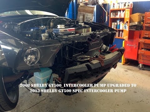 2013 GT500  Intercooler Pump Installed on 2008 GT500