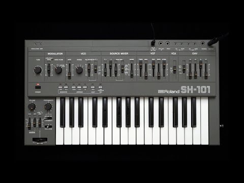 How to use a Roland SH101 Analog Synth complete guided tour
