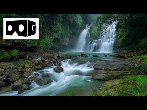 3D   VR   Video   | Beautiful views of nature, waterfalls, forests.