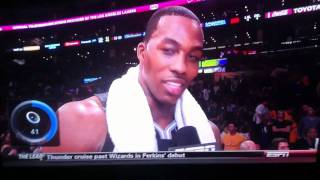 Dwight Howard He's very long.......0_0......pause!+ Lisa