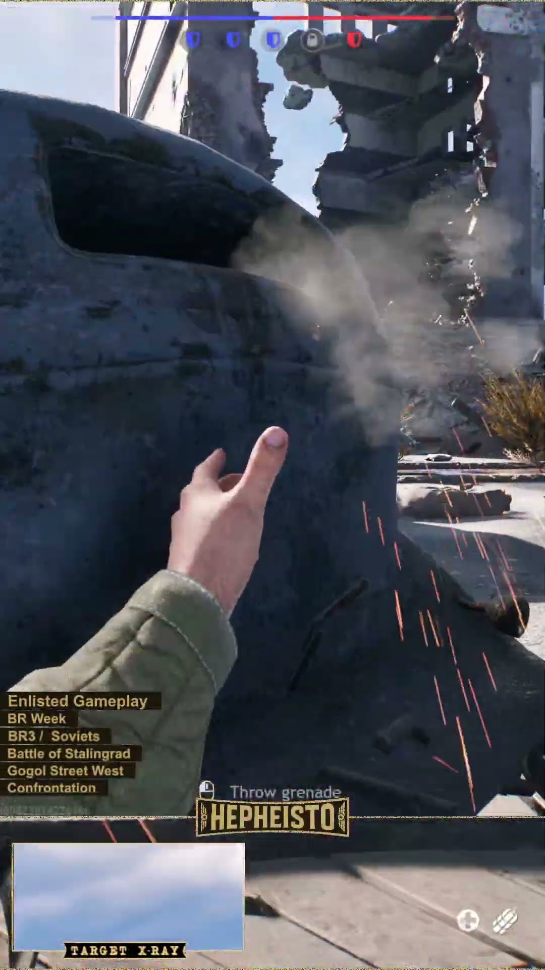 Engineer eliminates Panzer Dicker Max with Explosion Pack