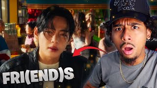 MOST RELATABLE SONG I'VE REACTED TOO (V ‘FRI(END)S’ Official MV) (REACTION)
