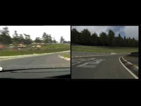 Thumbnail for Derek Bell on a Porsche 956C and Granturismo 4 Compare at the Nurburgring by Porsche 956