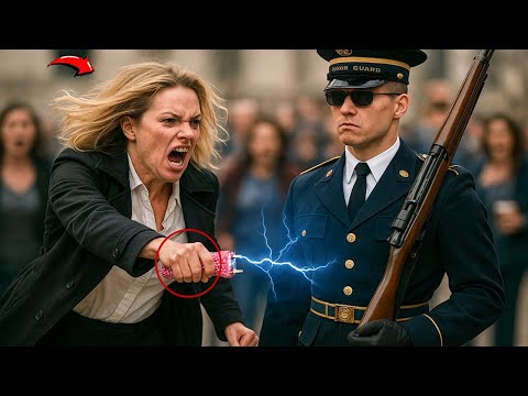 Karen ELECTROCUTES a Tomb Guard with a Stun Gun—And Learned a Shocking Lesson She’ll Never Forget