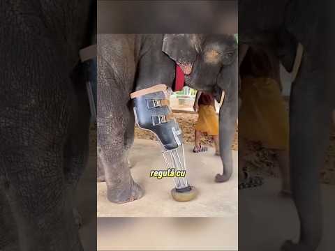 Acest elefant poate merge din nou 🐘