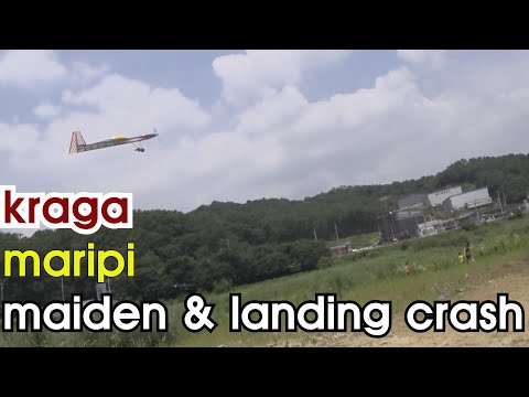 Kraga maripi, maiden & landing crash