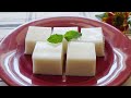 Coconut Pudding | Coconut Jelly 清爽椰汁糕  Coconut Milk Pudding | 椰子布丁 | 椰子冻– Only 4 Ingredients