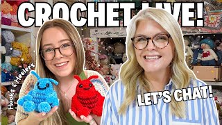 LIVE with Annie from Hooks and Heelers! Amigurumi, Crochet & More 🧶