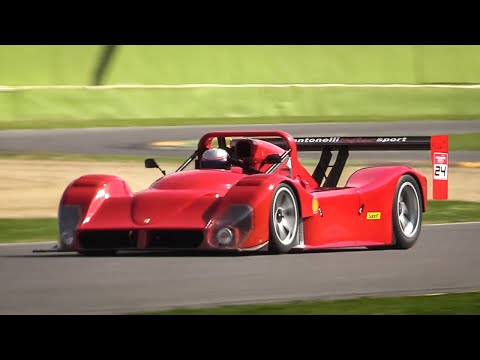 Thumbnail for 2 x Ferrari 333 SP in action at Imola Circuit: Warm Up, Accelerations, OnBoard & V12 Sound! by Ferrari 333 SP
