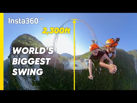 Travel Bucket List: World's Biggest Swing - Action Cam Travel Vlog