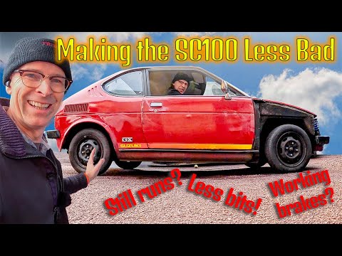 Hitting SC100 Whizz Kid brakes with a hammer (and fixing stuff)