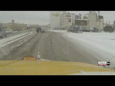 Rapid City street crews plow through the storm