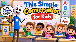 Simple Conversation for kids - Learn about ABC - English For Children - ABC Song @ABC-SKH .