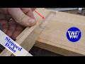 The Simple Way To Cut A Stopped Dado