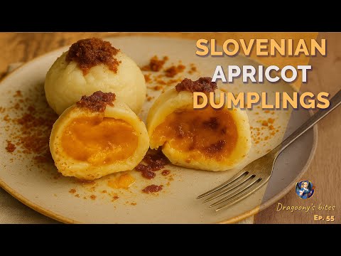 Apricot Dumplings from Slovenia | Light, Sweet & Comforting