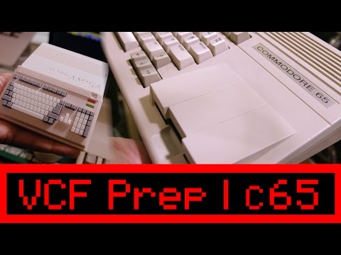Commodore 65 and Ultra Rare Machines - VCF 2017 PREP - 4K UHD