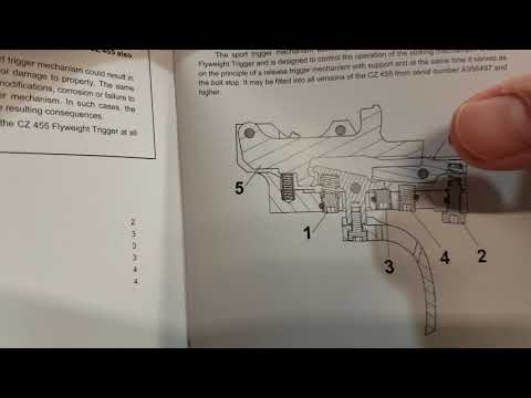 CZ 455 Flyweight Trigger