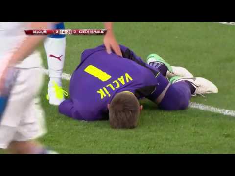 Mega blunder to Romelu Lukaku 720 HD (Belgium vs Czech Republic 2-1)