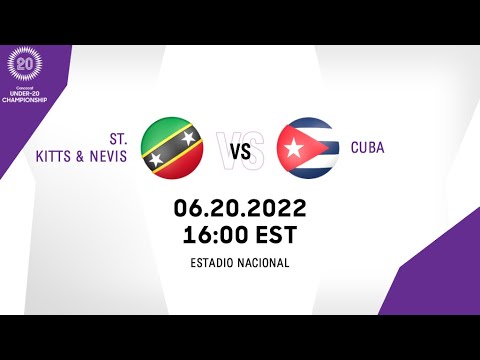 Concacaf Under-20 Championship 2022 | St. Kitts & Nevis vs Cuba