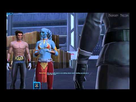 SWTOR - Smuggler Story on The King's Ransom (alternate dialogue with Lt. Palinx)