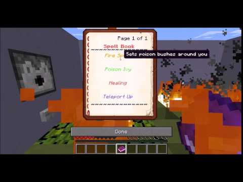 Minecraft Command Block Creations :: Clickable Spell Book in Minecraft