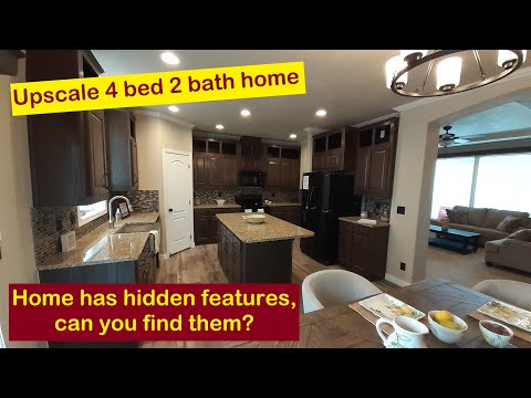 Large 4 bedroom 2 bath home with hidden rooms. Can you spot the hidden features?