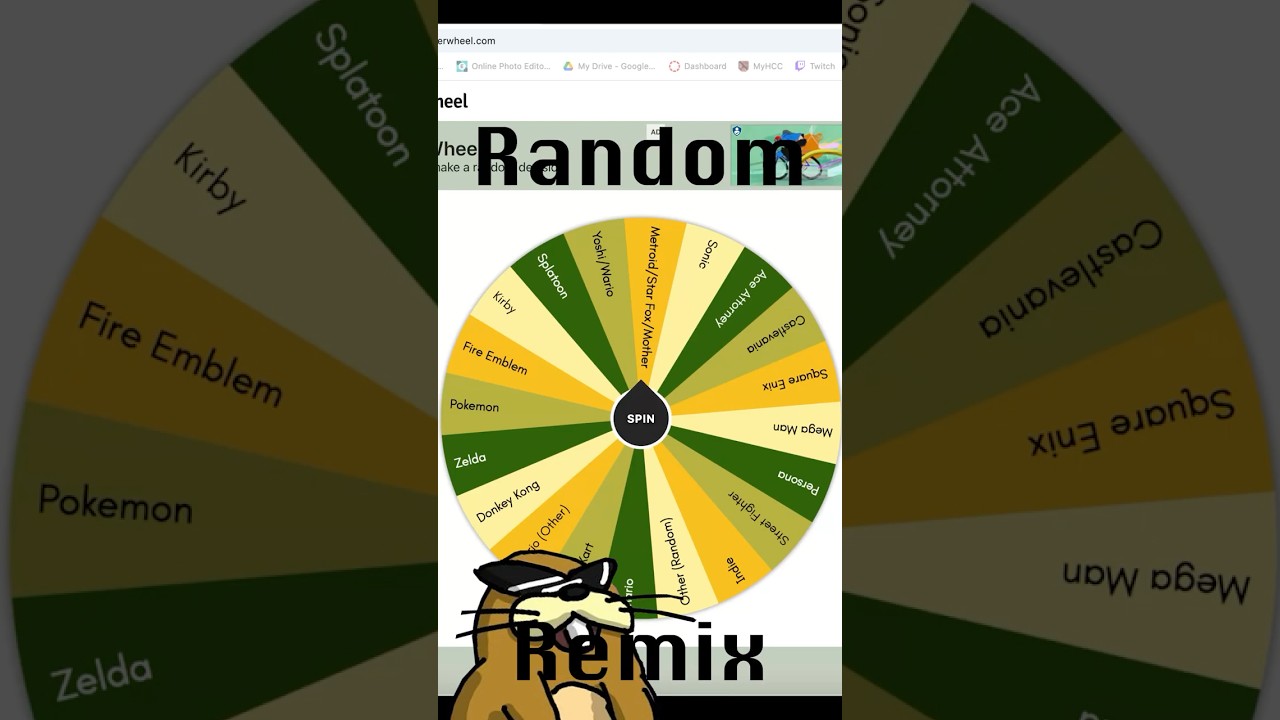 Random Remix #01: I make a video game remix, but the wheel decides everything!