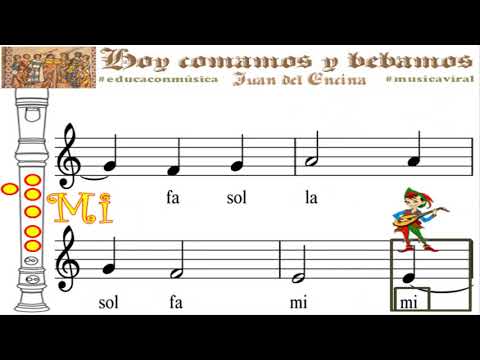 HOY COMAMOS Y BEBAMOS. JUAN DEL ENCINA